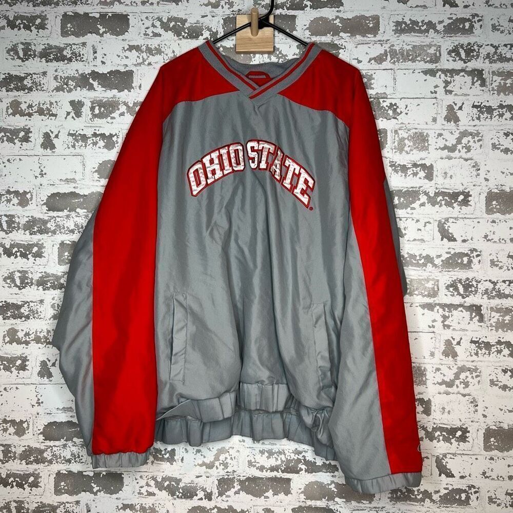 58 sports Ohio state buckeyes windbreaker pullover